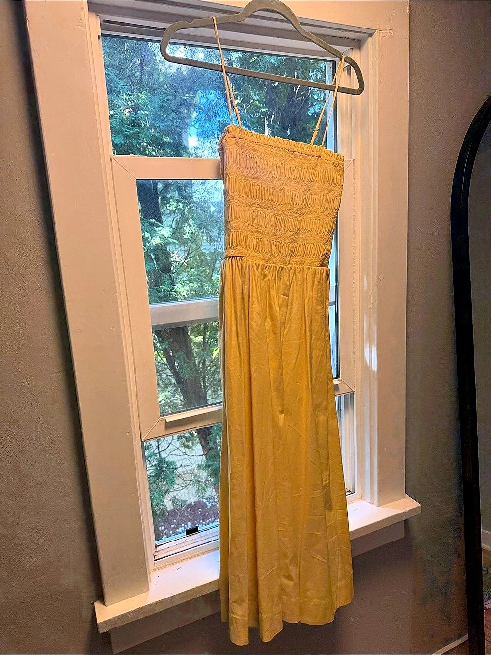 Reformation Yellow Maxi Dress Like New